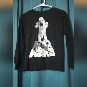 Boys Star Wars Long Sleeve T Shirt.